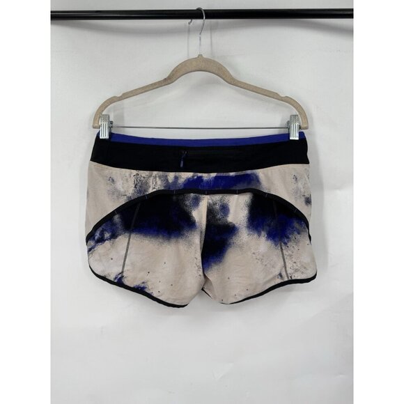 Lululemon Turbo Run Athletic Shorts Women 6 Colorful Yoga Gym Workout Running - Picture 2 of 10